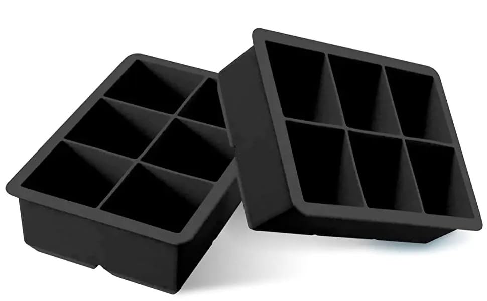 Pavilix SILICONE ICE TRAY 6 GRID WITH LID