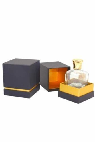 Perfume Packaging Box - SBS Paper 270 GSM Rectangular Design | Textured Coating Weight Holding Capacity < 2 Kg