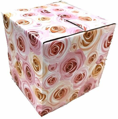 Printed Cardboard Corrugated Box - 5 Ply Double Wall Design, Laminated Coating, Multi-Color Printed Finish | Ideal for Apparel, Electronics, Food, Gifts & Crafts, 25 Kg Capacity