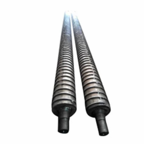 Stainless Steel Wrinkle Removing Scroll Roll - Standard Size, Silver Color | High-quality Steel Components For Textile Industry Use