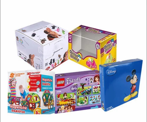 Toys Packaging Box - Paper Material Multi Color Design | Printed for Vibrant Presentation and Attractive Display