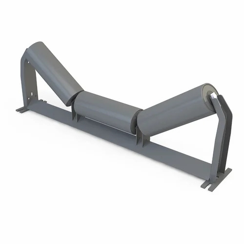 Idler Roller - 89 mm Roller Diameter, 600 mm Belt Width, 220 mm Length | Mild Steel, Silver Color, Customized Size