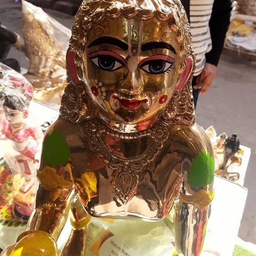 21 Inch Brass Laddu Gopal Statue