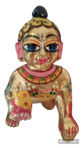 6 No. Brass Laddu Bal Gopal Statue