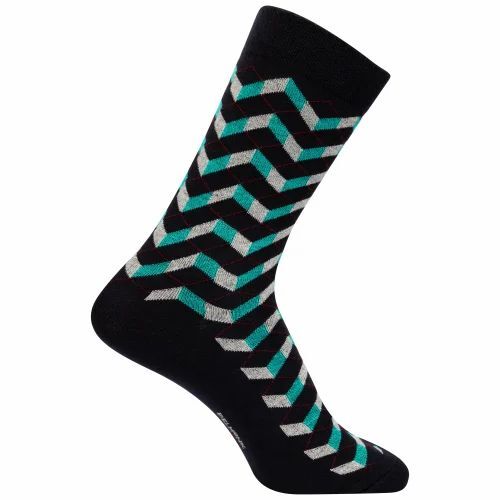 Belmonk Classic Multi Designer Crew/mid-calf Length Socks For Men