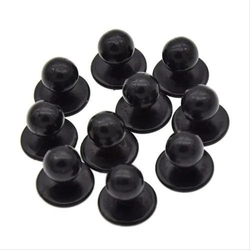 Coat Buttons - Plastic Material, Custom Size, Black Color | Designer Appearance, Accurate Dimensions, Quality Tested, Timely Delivery