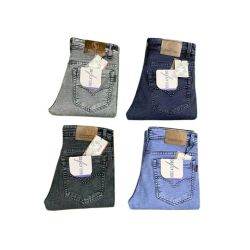Deggy Den Plain Denim Jeans - Regular Fit, Waist Size 32-34 | Breathable, Skin Friendly, Multicolor, Modern Style for Casual Wear