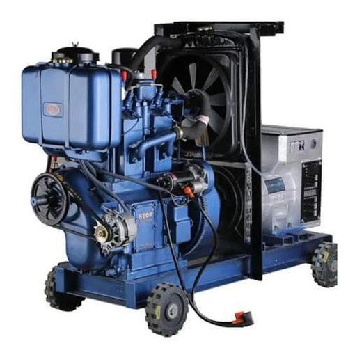 Double Cylinder Diesel Generator - 15 kVA, 3 Phase Water Cooling System | High Pressure, Electric Start, AC Output Options