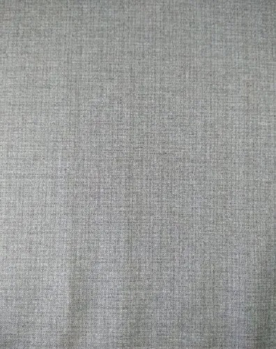 Grey Polyester Suiting Fabric - PV Matty, Plain Texture, Multi-Color, Washable, Shrink Resistant, For Textile Industry, Style: Plain