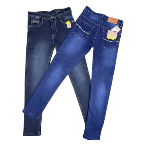 Mens Denim Jeans - Machine Washable, Blue Denim with Breathable and Skin Friendly Features | Anti Shrink, Easy to Clean, Casual Summer Wear