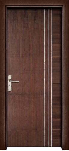 Plain Flush Door - Color: Brown