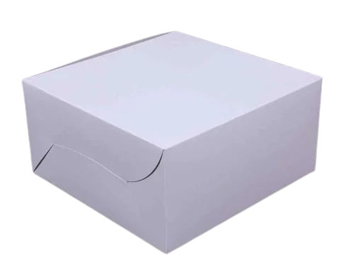Plain White Corrugated Box - Single Wall 3 Ply Cardboard, 1.5kg Capacity, Rectangle Shape, 2mm Thickness, Laminated, Biodegradable