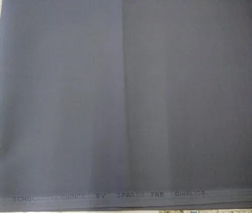 Polyester School Uniform Fabric - Multi-Color Washable and Shrink Resistant | Plain Texture for Textile Industry