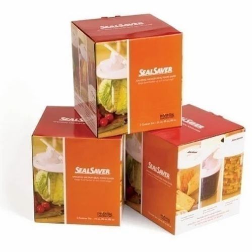 Printed Mono Carton - Duplex Paper, Square Shape, 1-2 mm Thickness | Multi-Color Printed Design for Versatile Packaging Solutions
