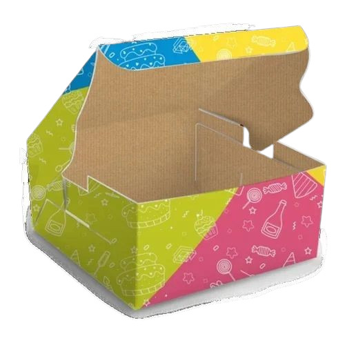Printed Packaging Boxes - Virgin Kraft Paper, 7.5 X 5.5 X 2.5 Inch, Multi Color | Lithography Printing, 115/125 GSM Quality