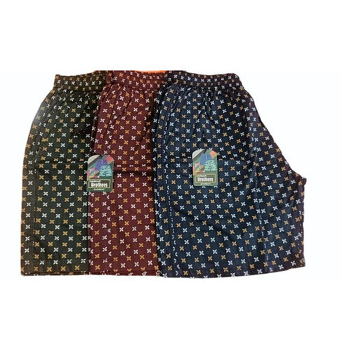 Cotton Printed Men's Boxers - Regular Fit, Mid Rise, 32 Inches Waist, Shrink Resistant | Various Colors for Daily Wear