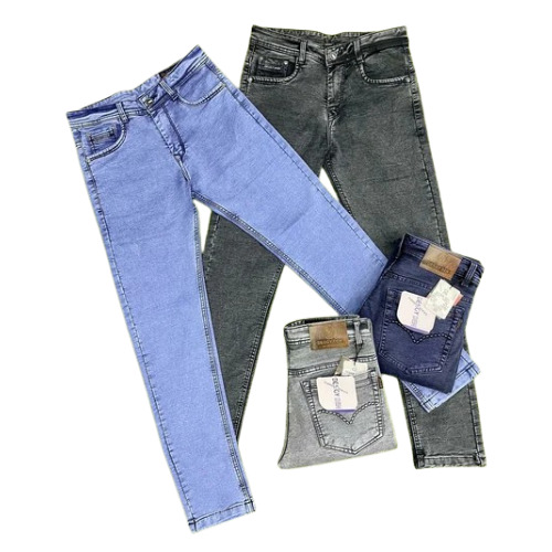 Regular Fit Mens Denim Jeans - Machine Wash, Multicolor Denim, Breathable & Skin Friendly, Casual Summer Wear, Anti Shrink, Easy To Clean, Colorfastness