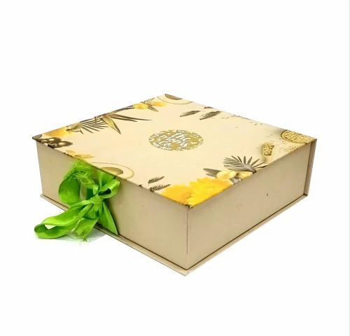 Rigid Gift Packaging Boxes - Multi Color Kapa Board 8x6x3 Inches Matte Finish with Spot UV | Rectangular Shape Lithography Printing
