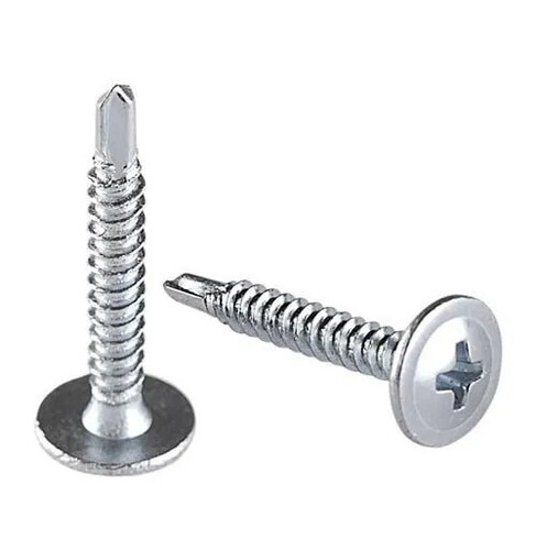 Self Drilling Screw Truss Head - Color: Silver