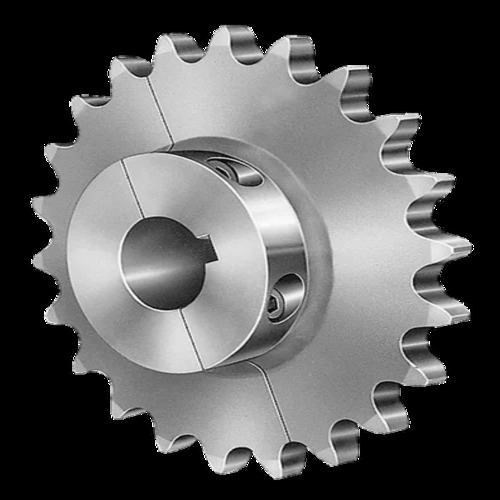 Singlex Chain Sprocket - Mild Steel, 25 Hardened Teeth, Type B Hub, Simplex Design, Machined Finish | Industrial Application Efficiency