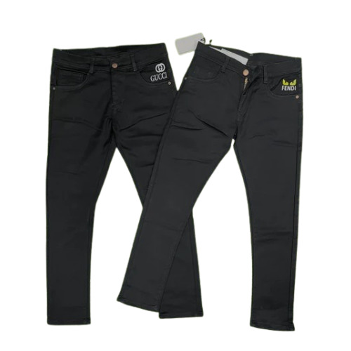 Slim Fit Men's Denim Jeans - Machine Wash, Multicolor Skin Friendly Fabric, Breathable Modern Style, Easy To Clean