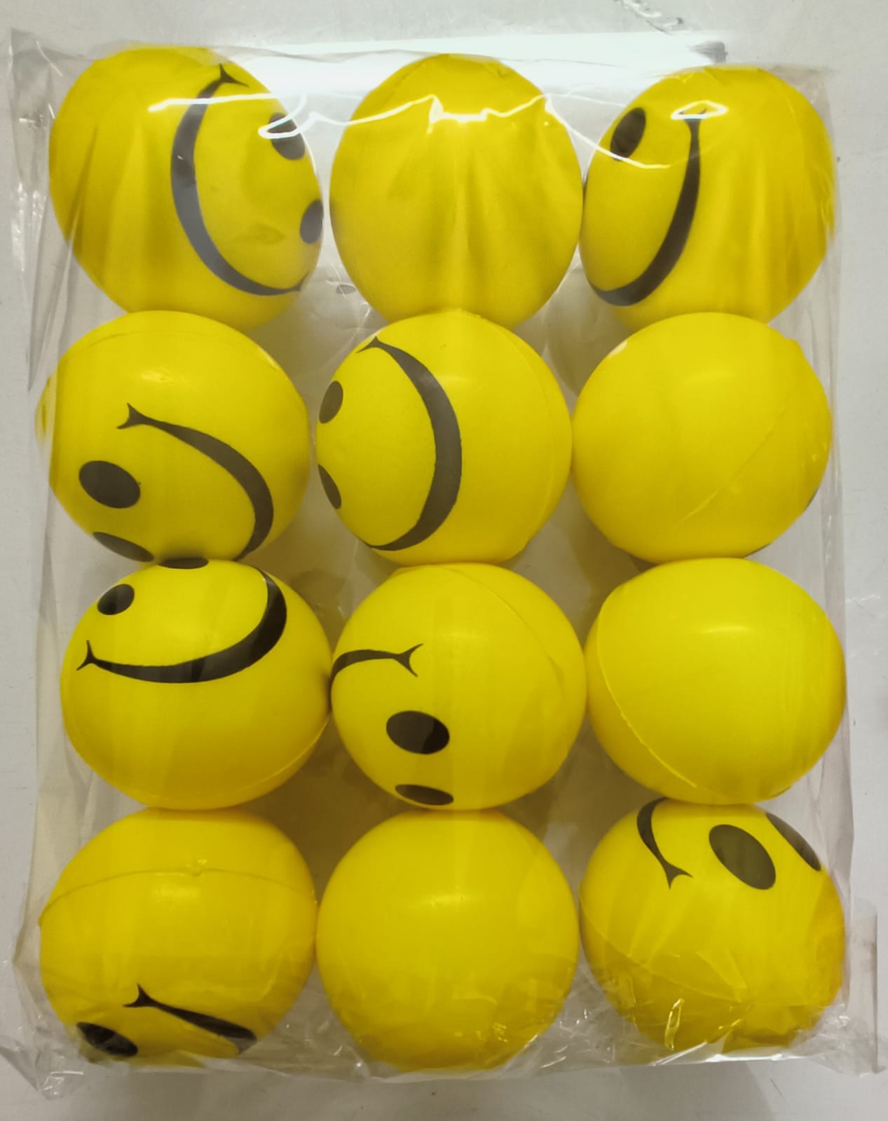 Smiley Stress Ball - Ball Type: Pu Foam