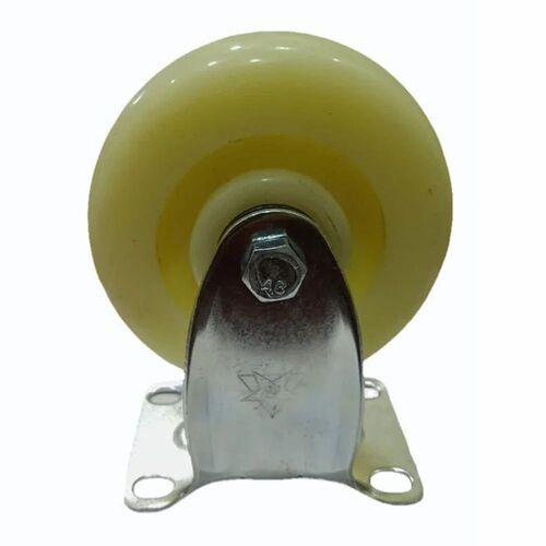 Yellow Nylon Caster Wheel