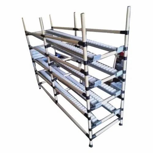 Abs Pipe Material Handling Fifo Rack