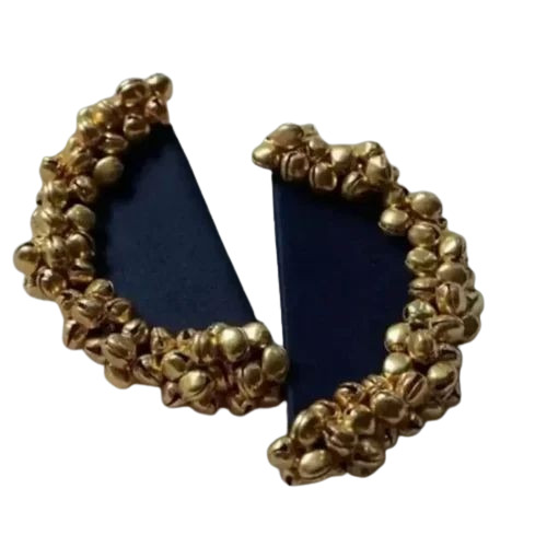 Black Semi Circle Fashion Earring