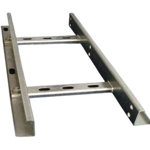 Bolted Rung Type Ladder Trays - GI Material, 3 mm Thickness, Silver Color | Hot Dip Finish, Steel Rung Structure