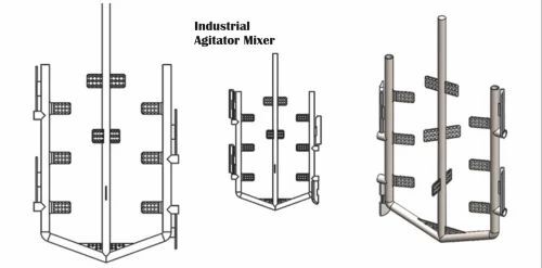 Industrial Agitator Mixer - Capacity: 100 T/Hr