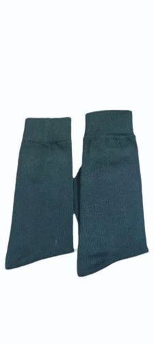 Men's Woolen Socks - Medium Size, Black Color | Washable Design for Casual Winter Wear