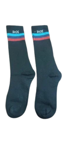 Mens Striped Cotton Socks - Medium Size Black Color | Washable Casual Wear for All Seasons