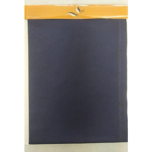 Navy Blue Polyester Washing & Shrink Resistant School Uniform Trouser Fabric - Plain Style, Textile Application, Durable and Versatile