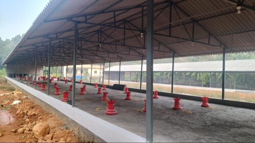 New Poultry Sheds - Rust-Proof Aluminum & PVC Windows, 100 kg Load Capacity, Easy Assembly, Spacious Interior, Durable Materials - Secure Folding Doors, Suitable for Houses and Workshops