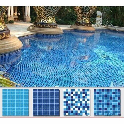 Pool Tiles - Tile Finish: Glass