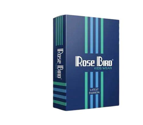 Shirt Packaging Box - Virgin Kraft Paper, Rectangular Shape, Multi Color, Matte Finish | Moisture Proof, Biodegradable, Digital Printing (CMYK)