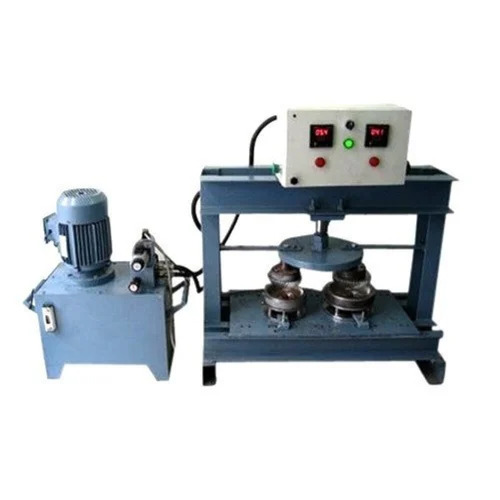 Single Phase Semi Automatic Double Dies Paper Plate Making Machine