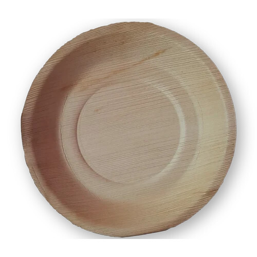 10 Inch Deep Round Areca Plate