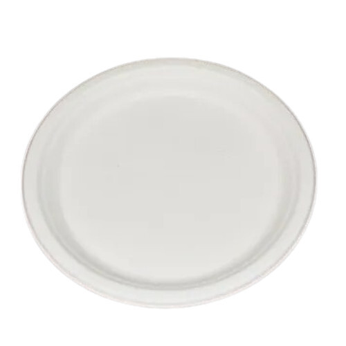 Bagasse Round Plate - 10 Inch, White | Lightweight, Durable, Leak-Proof Design for Events and Takeaway