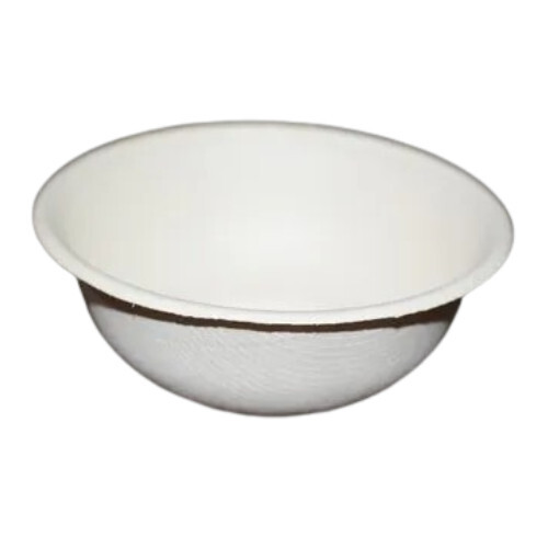240ml Disposable Bowl - Bagasse Material, White Color | Eco-Friendly, 100% Biodegradable & Compostable for Events and Celebrations