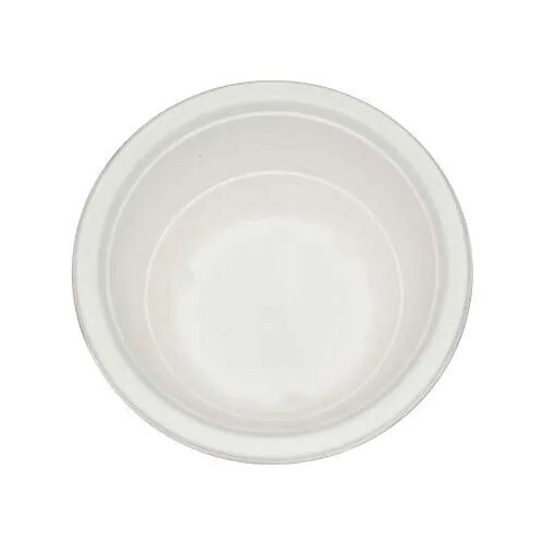 Biodegradable Sugarcane Bagasse Bowl - 340ml, 4 Inches Round , Microwave and Freezer Safe, Lightweight and Stackable for Parties and Events