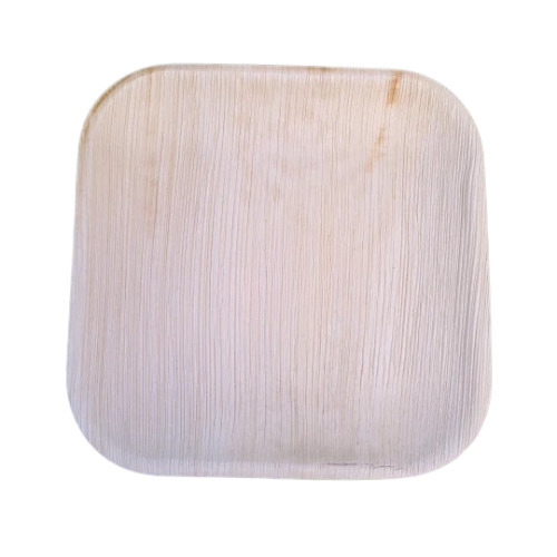 Areca Palm Leaf Plates - 7 x 7 Inch Square Size | Biodegradable, Eco-Friendly, Leak-Resistant Design for Parties and Events