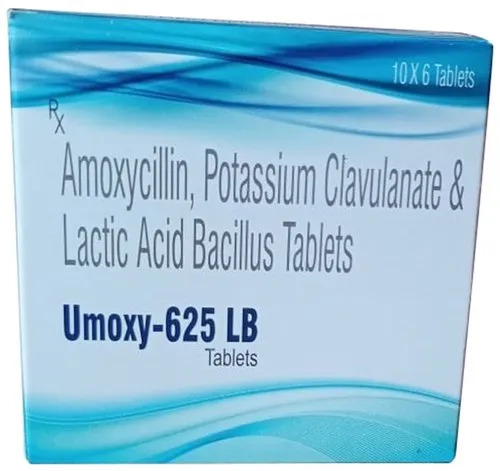 Amoxicillin And Potassium Clavulanate Tablets IP - Medicine Grade Prescription Required | Suitable For Hospital And Clinic Use