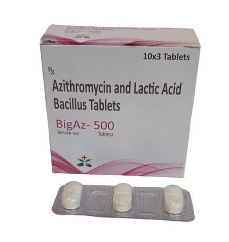Azithromycin Lactic Acid Bacillus Tablets - Medicine Grade Prescription Required | For Hospital and Clinic Use Antibiotic Formula