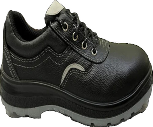 Black Leather Safety Shoes