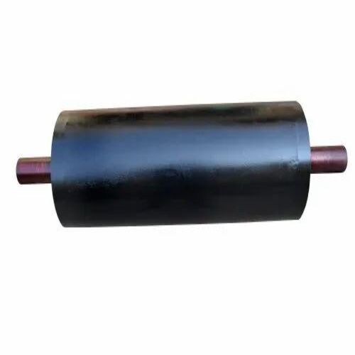 Carrying Idler Roller - Mild Steel, 1200 mm Length, 4.8 mm Thickness, Silver Color, Polished Finish, 60 mm Shaft Diameter, Corrosion Resistant