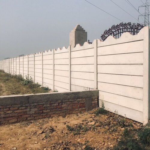 Concrete Open Plot Compound Wall - Size: Any