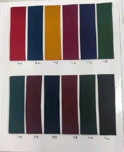 Heavy Georgette Fabric - Washable, Shrink Resistant | Various Colors, Plain Texture, Ideal for Textile Industry