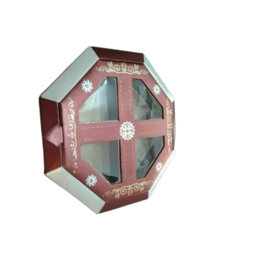 Hexagonal Cardboard Dry Fruit Gift Box